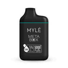 Load image into Gallery viewer, Myle Meta Box 5000 Puff Disposable Vape Device Clear
