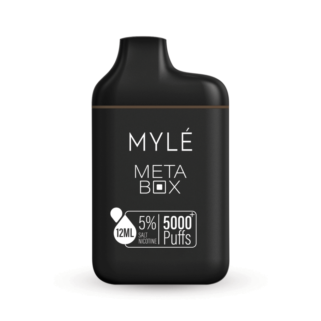 Myle Meta Box 5000 Puff Disposable Vape Device Platinum Tobacco