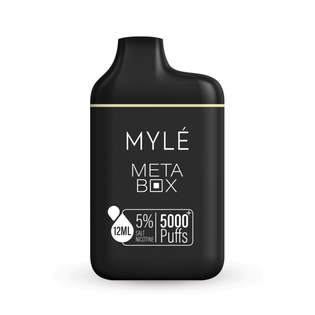 Myle Meta Box 5000 Puff Disposable Vape Device Lemon Mint