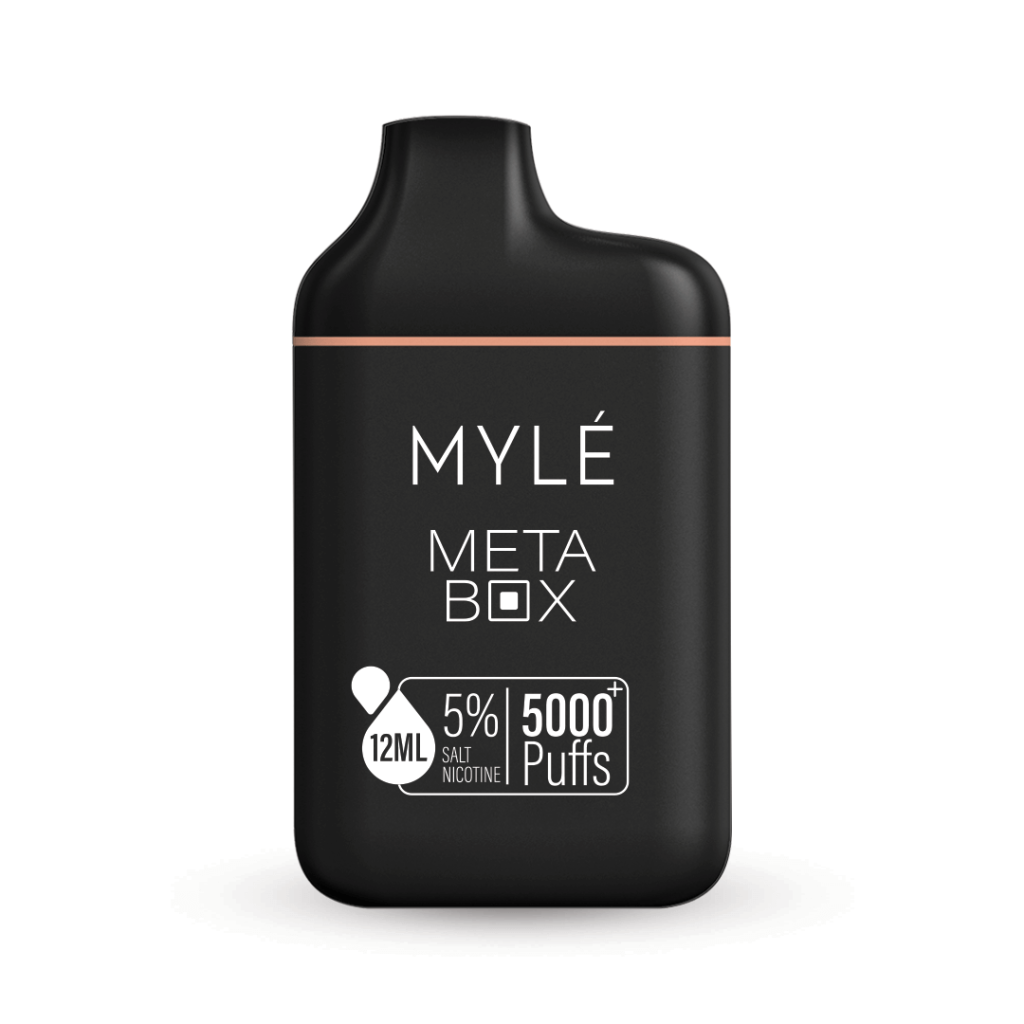 Myle Meta Box 5000 Puff Disposable Vape Device Orange Ice