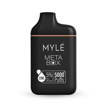 Load image into Gallery viewer, Myle Meta Box 5000 Puff Disposable Vape Device Orange Ice
