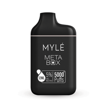 Load image into Gallery viewer, Myle Meta Box 5000 Puff Disposable Vape Device Cuban Tobacco
