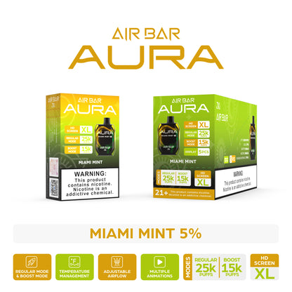 Air Bar Aura 25000 Puffs Disposable Vape Device