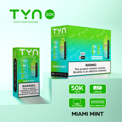 Tyn 50000 Puffs Disposable Vape Device
