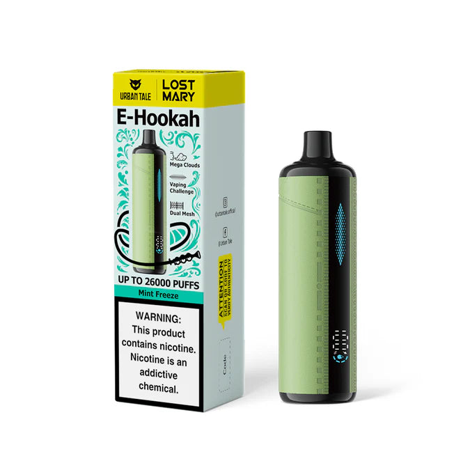 Lost Mary Urban Tale E-Hookah 26000 Puffs Disposable Vape Device