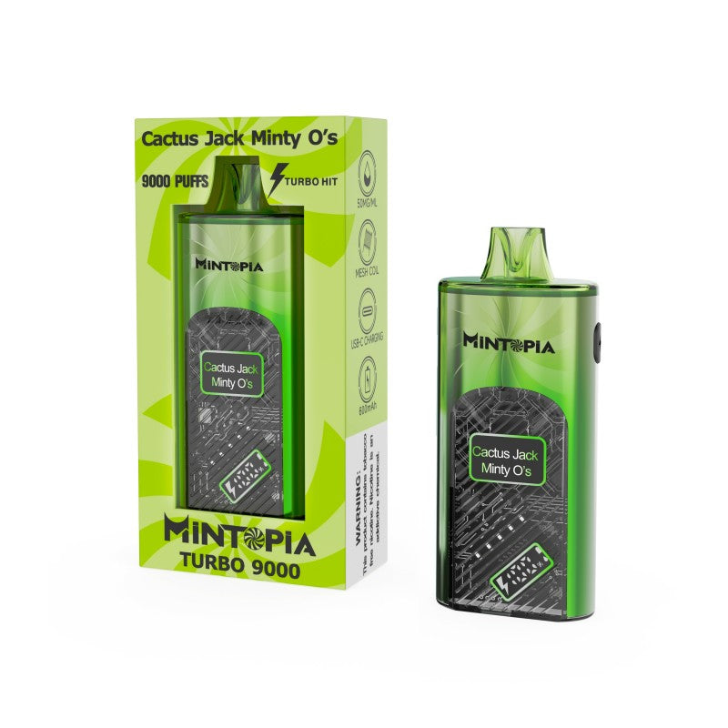 Mintopia Turbo 9000 Puff Disposable Vape Device