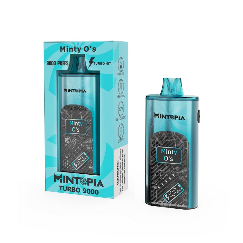 Mintopia Turbo 9000 Puff Disposable Vape Device