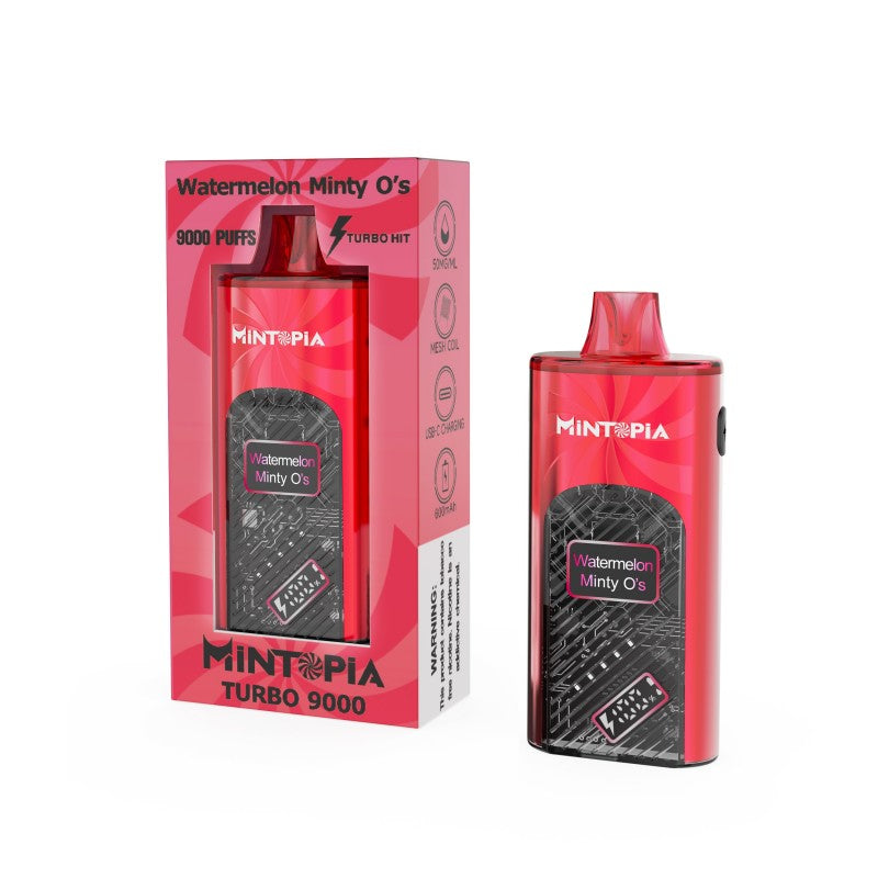 Mintopia Turbo 9000 Puff Disposable Vape Device