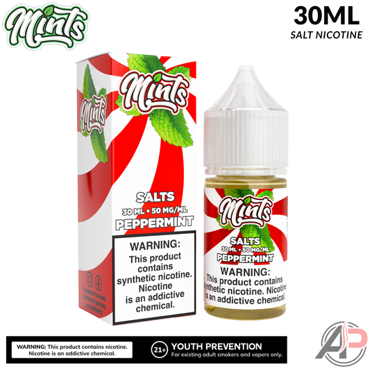 Mints Vape Co Peppermint Salt Nicotine 30mL