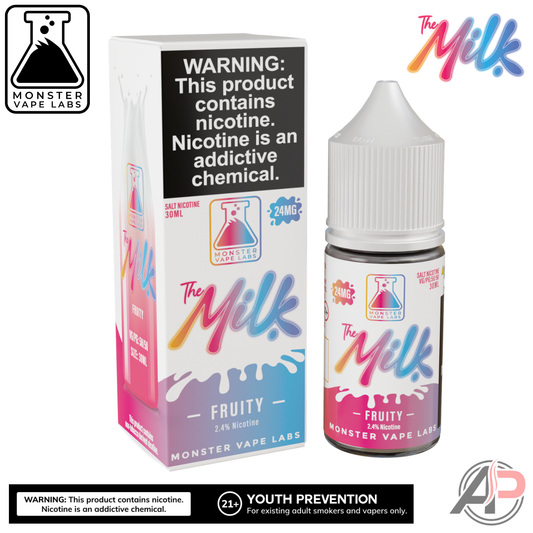 The Milk Fruity Salt Nicotine By Monster Vape Labs 30mL