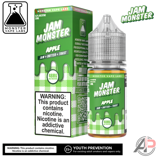 Apple Salt Nicotine By Jam Monster Vape Labs 30mL
