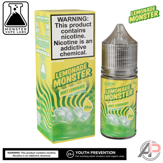 Mint Lemonade Salt Nicotine By Lemonade Monster Vape Labs 30mL
