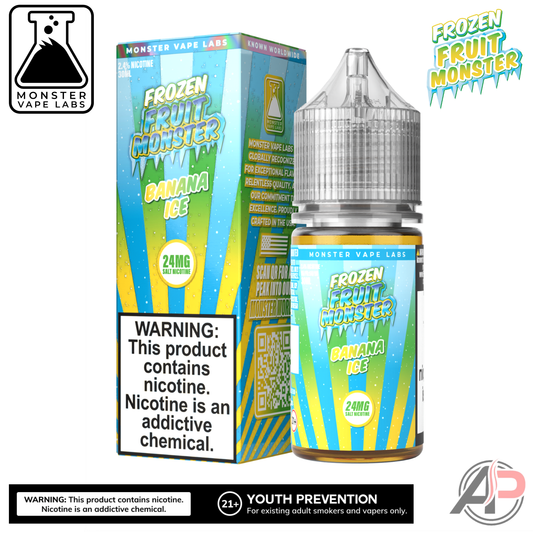 Banana Ice Salt Nicotine By Frozen Fruit Monster Vape Labs 30mL
