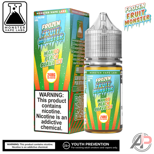 Mango Peach Guava Ice Salt Nicotine By Frozen Fruit Monster Vape Labs 30mL