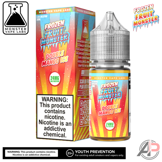 Double Mango Ice Salt Nicotine By Frozen Fruit Monster Vape Labs 30mL