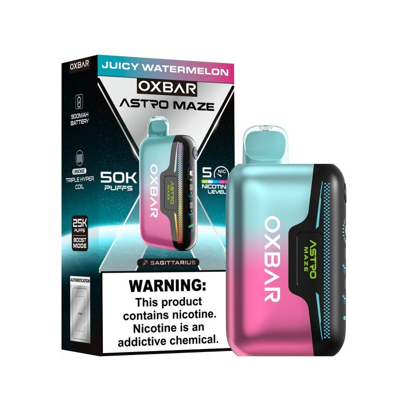 Oxbar Astro Maze 50K Disposable Vape Device Juicy Watermelon