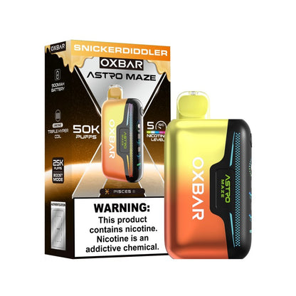 Oxbar Astro Maze 50K Disposable Vape Device Snicker Diddler