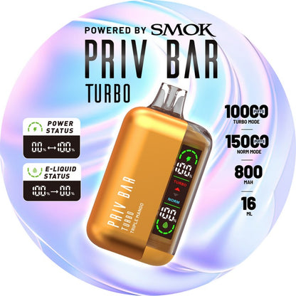 Smok Priv Bar Turbo 15000 Puff Disposable Vape Device