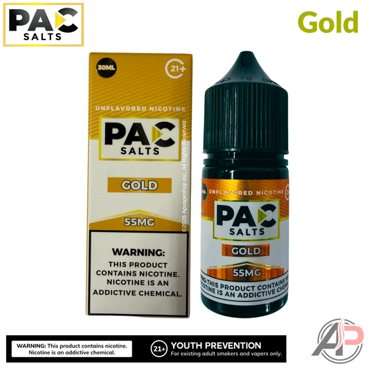 Pac Salts Gold Salt Nicotine 30mL
