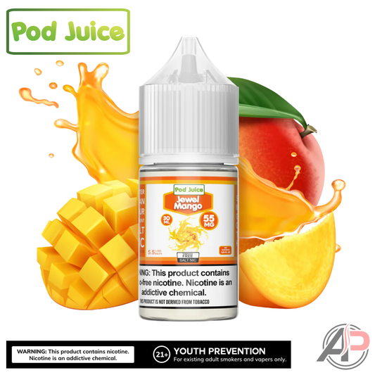 Pod Juice Jewel Mango Salt Nicotine 30mL