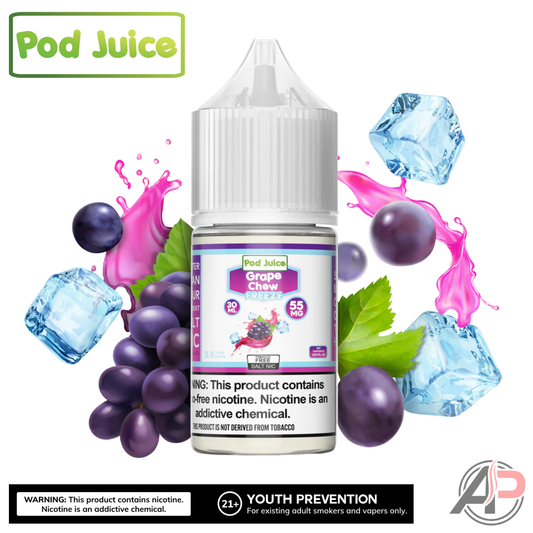 Pod Juice Grape Chew Freeze Salt Nicotine 30mL