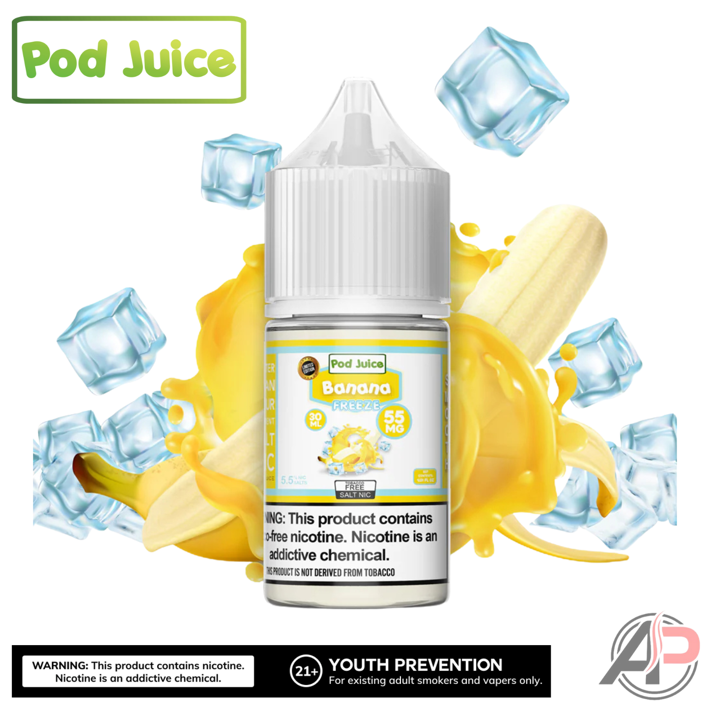 Pod Juice Banana Freeze Salt Nicotine 30mL