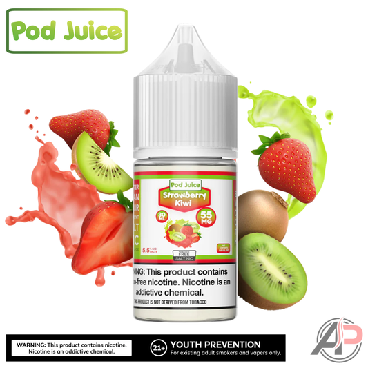 Pod Juice Strawberry Kiwi Salt Nicotine 30mL
