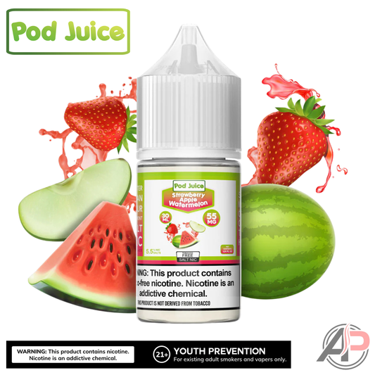 Pod Juice Strawberry Apple Watermelon Salt Nicotine 30mL