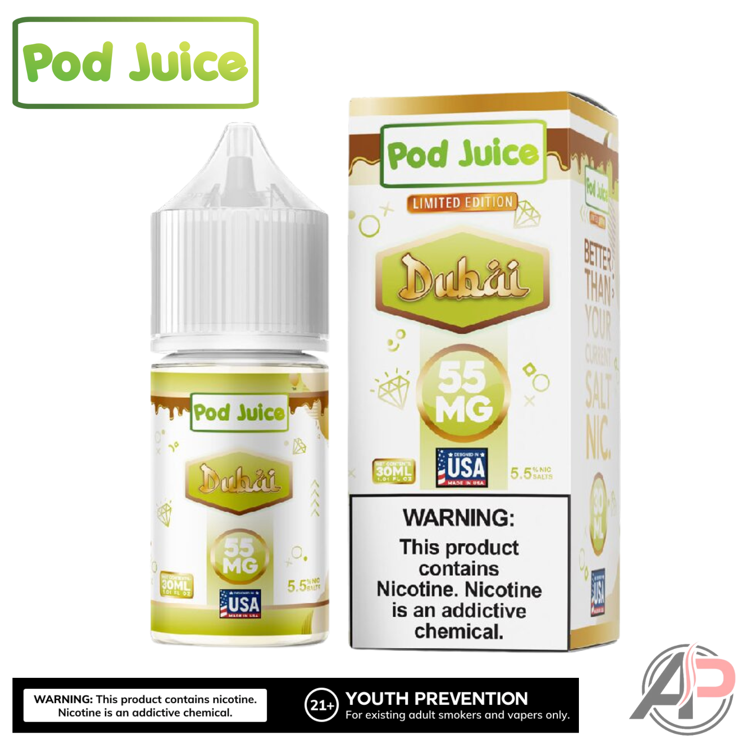 Pod Juice Dubai Salt Nicotine 30mL