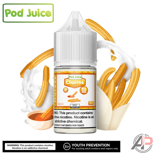 Pod Juice Churros Salt Nicotine 30mL