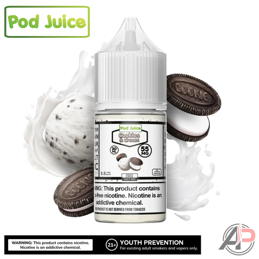 Pod Juice Cookies & Cream Salt Nicotine 30mL