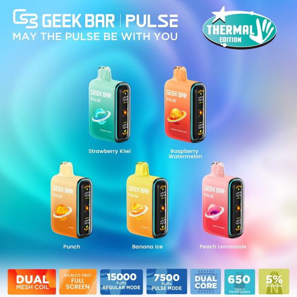 Geek Bar Pulse 15000 Puffs Vape