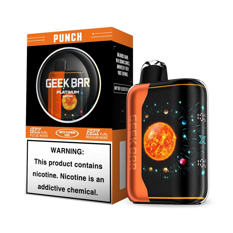 Geek Bar Pulse X Platinum Edition 25000 Puffs Disposable Vape Apvs Geek Bar Pulse X Platinum Edition 25000 Puffs Disposable Vape Apvs