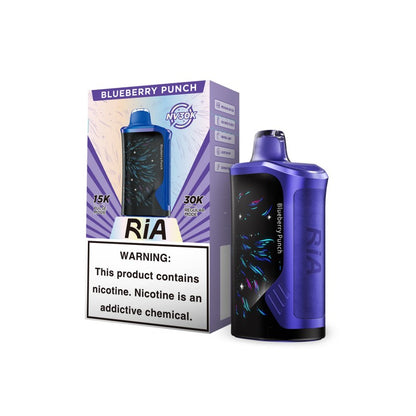 Ria NV30k Puffs Disposable Vape Device Blueberry Punch