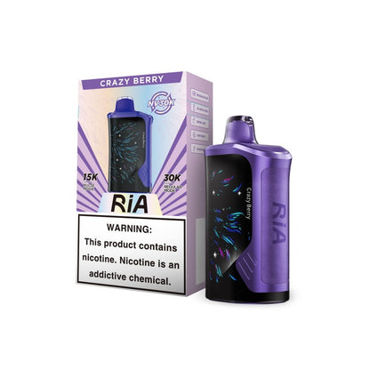 Ria NV30k Puffs Disposable Vape Device Crazy Berry