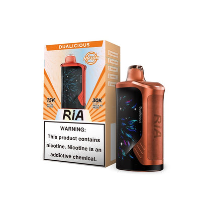 Ria NV30k Puffs Disposable Vape Device Dualicious