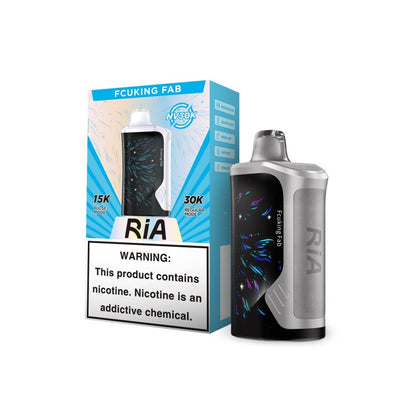 Ria NV30k Puffs Disposable Vape Device Fcuking Fab