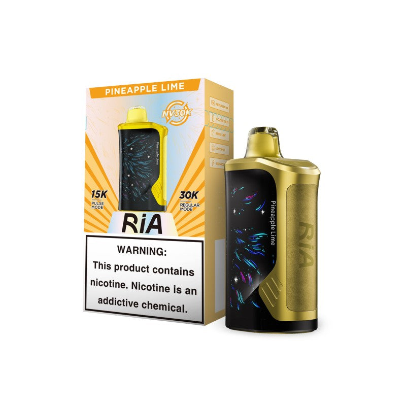 Ria NV30k Puffs Disposable Vape Device Pineapple Lime