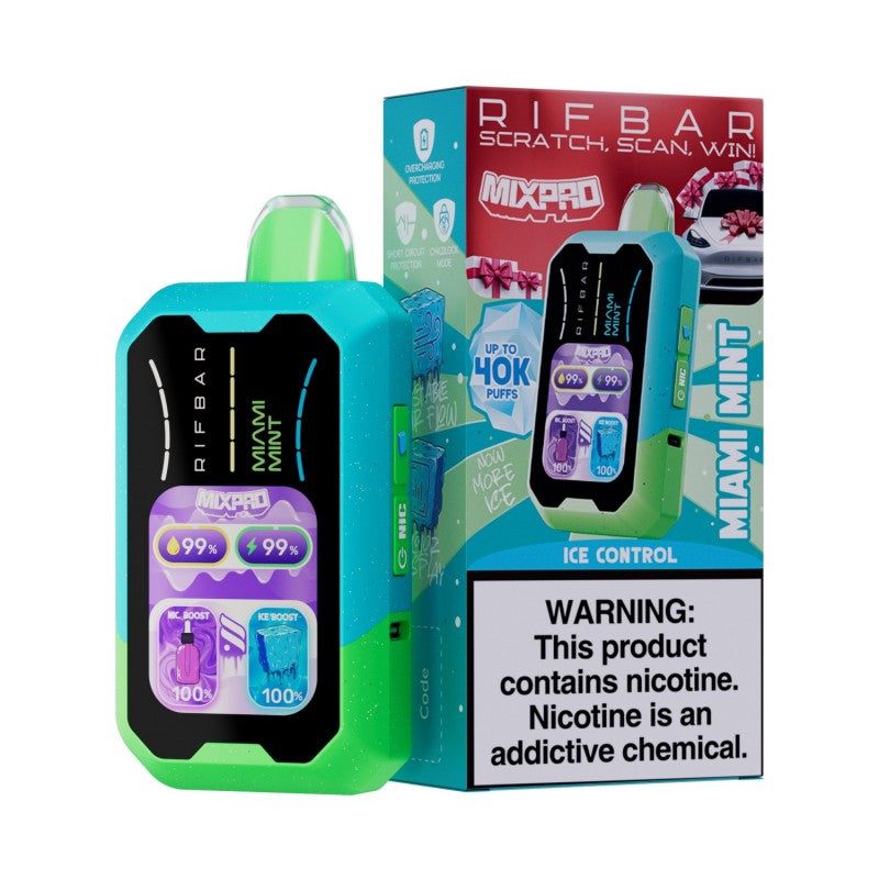 RifBar MixPro 40K Puffs Disposable Vape Device Apvs RifBar MixPro 40K Puffs Disposable Vape Device Apvs