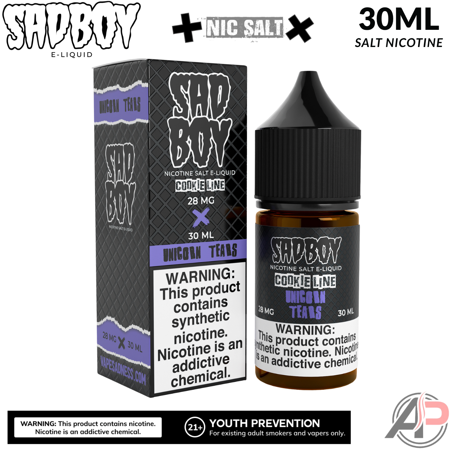 Sadboy Unicorn Tears Salt Nicotine 30mL