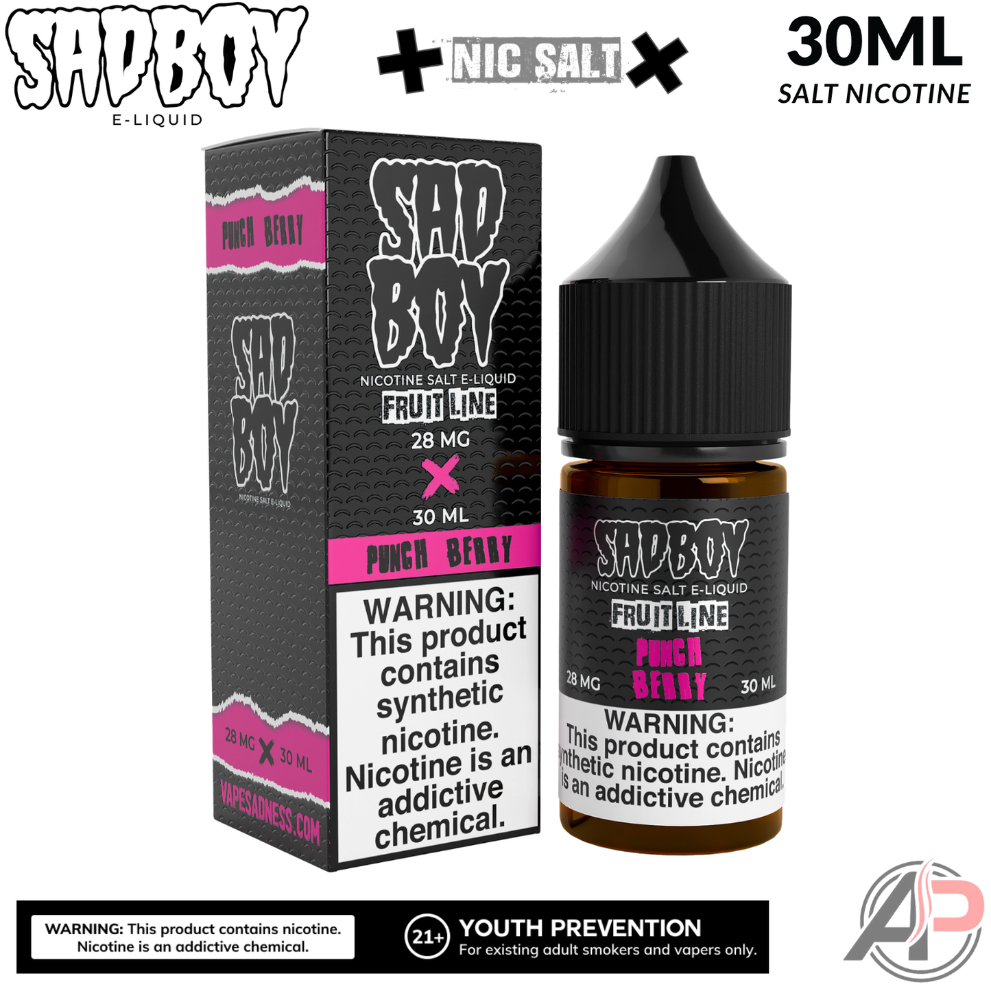 Sadboy Punch Berry Salt Nicotine 30mL