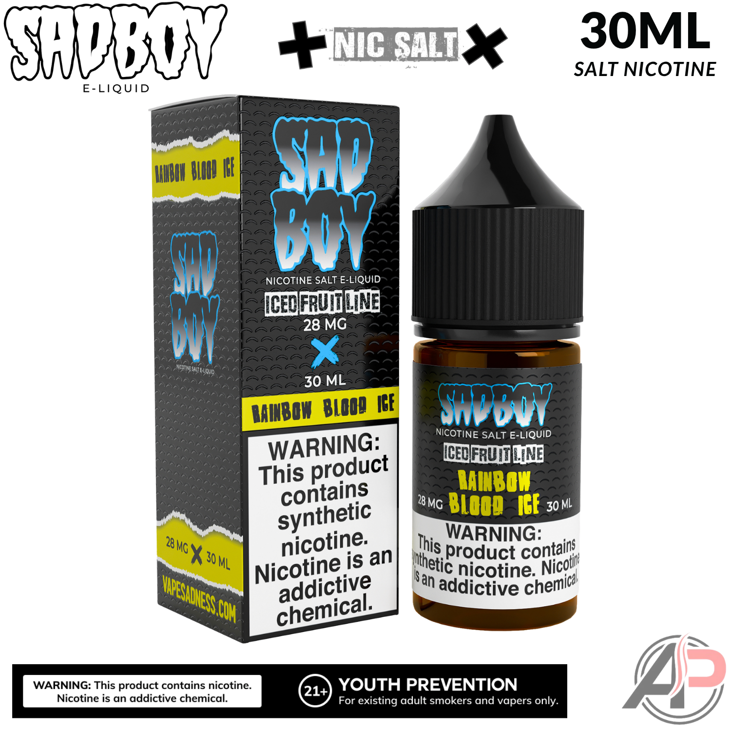 Sadboy Rainbow Blood Ice Salt Nicotine 30mL