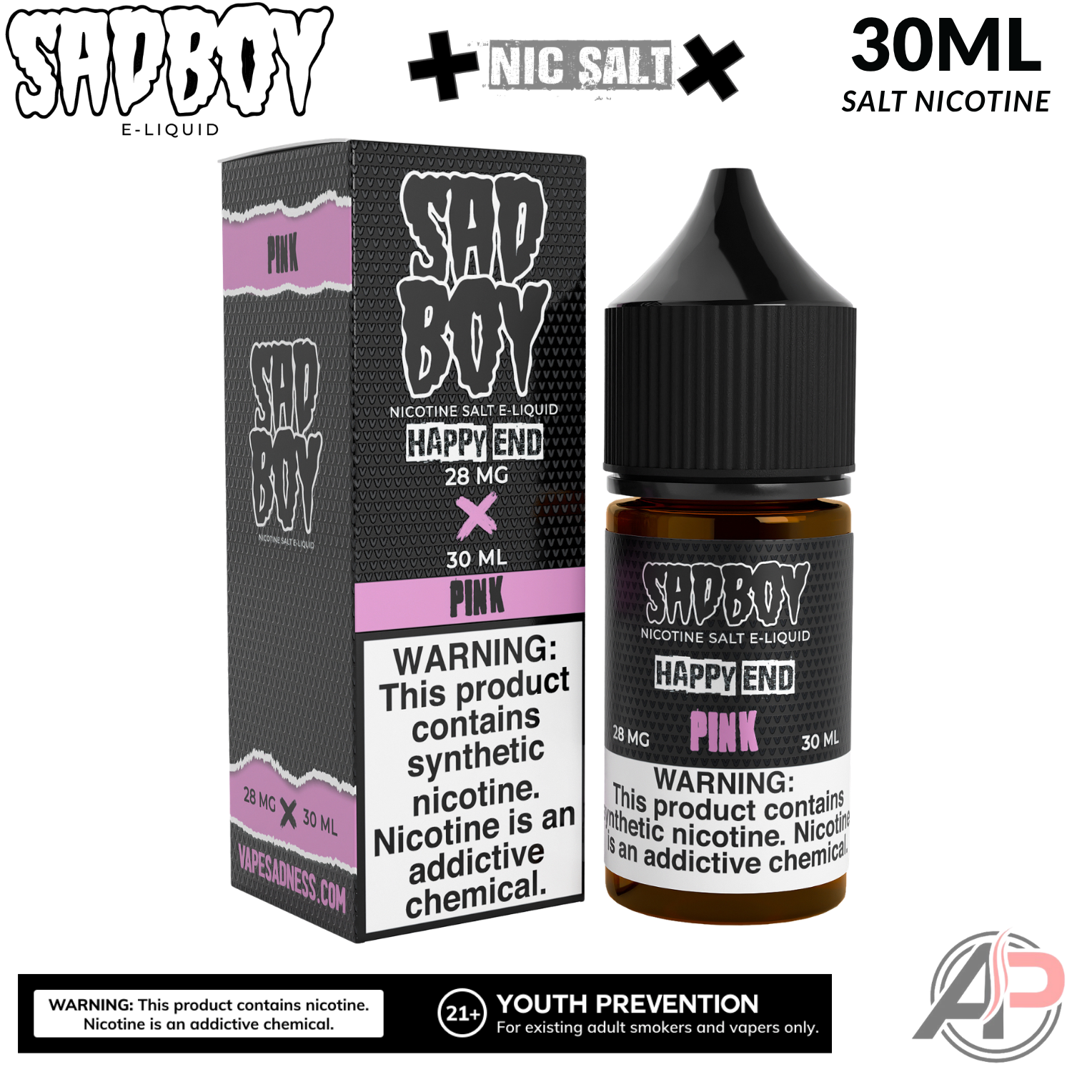 Sadboy Pink Salt Nicotine 30mL