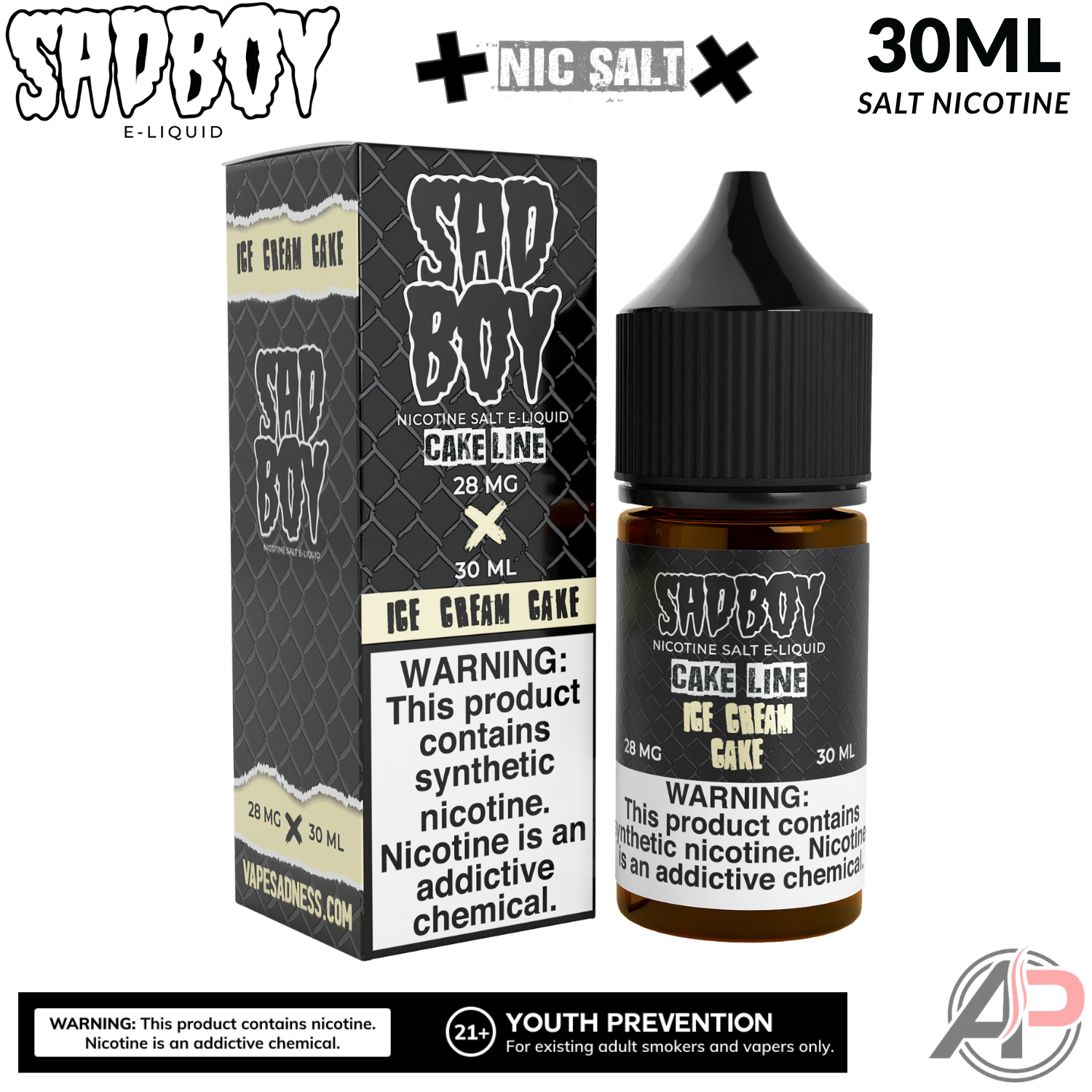 Sadboy Ice Cream Cake Salt Nicotine 30mL