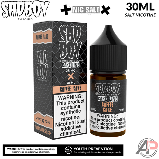 Sadboy Coffee Cake Salt Nicotine 30mL