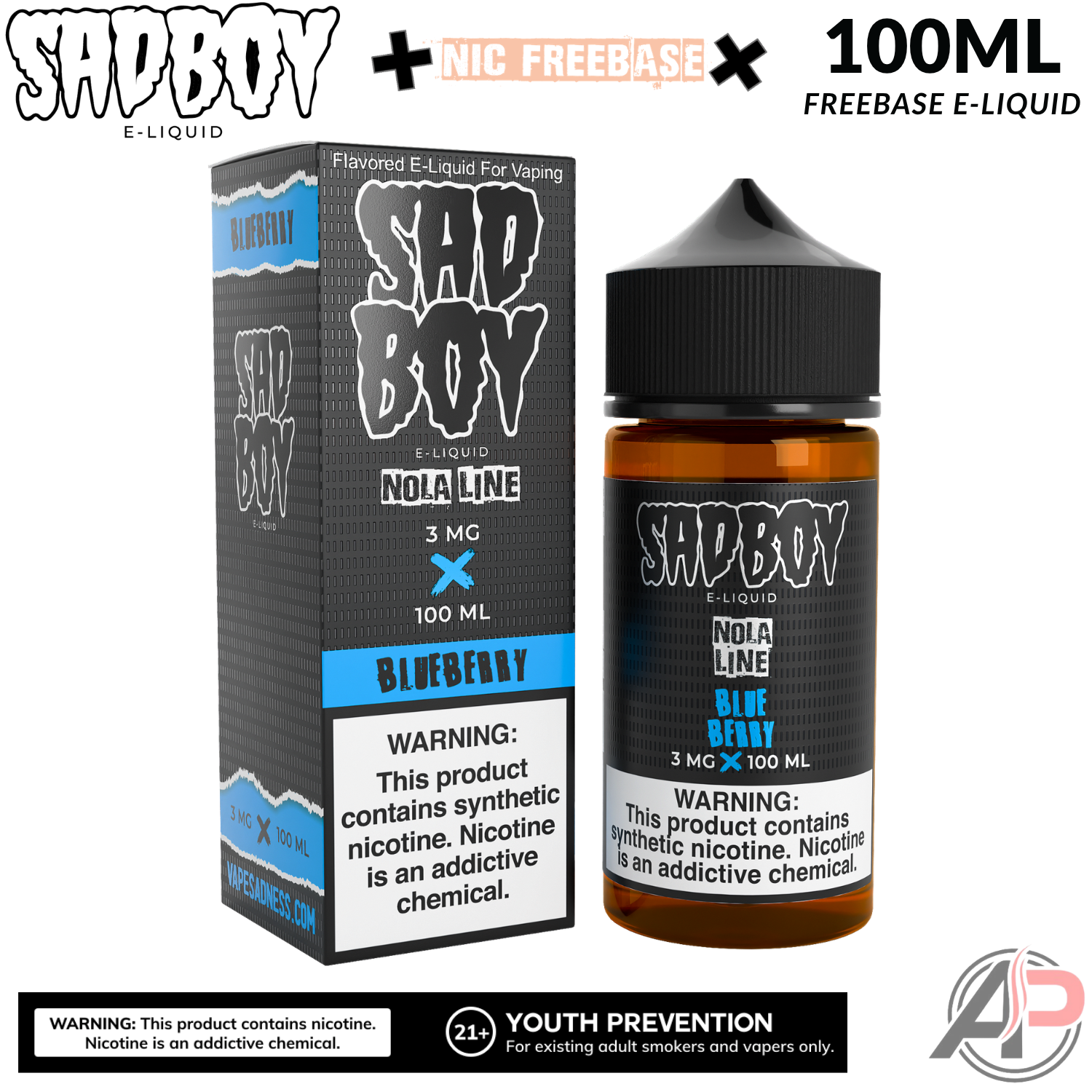 Sadboy Blueberry E-Liquid 100mL