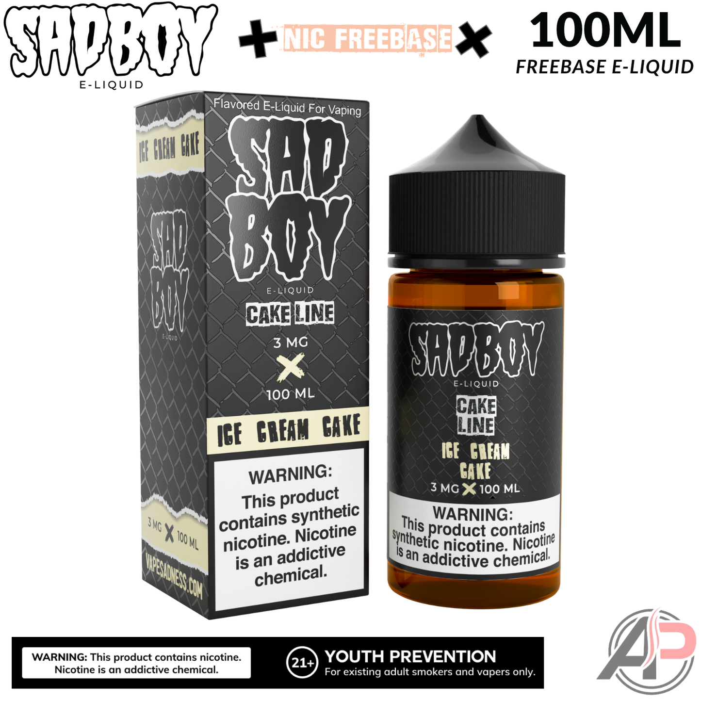 Sadboy Ice Cream Cake E-Liquid 100mL