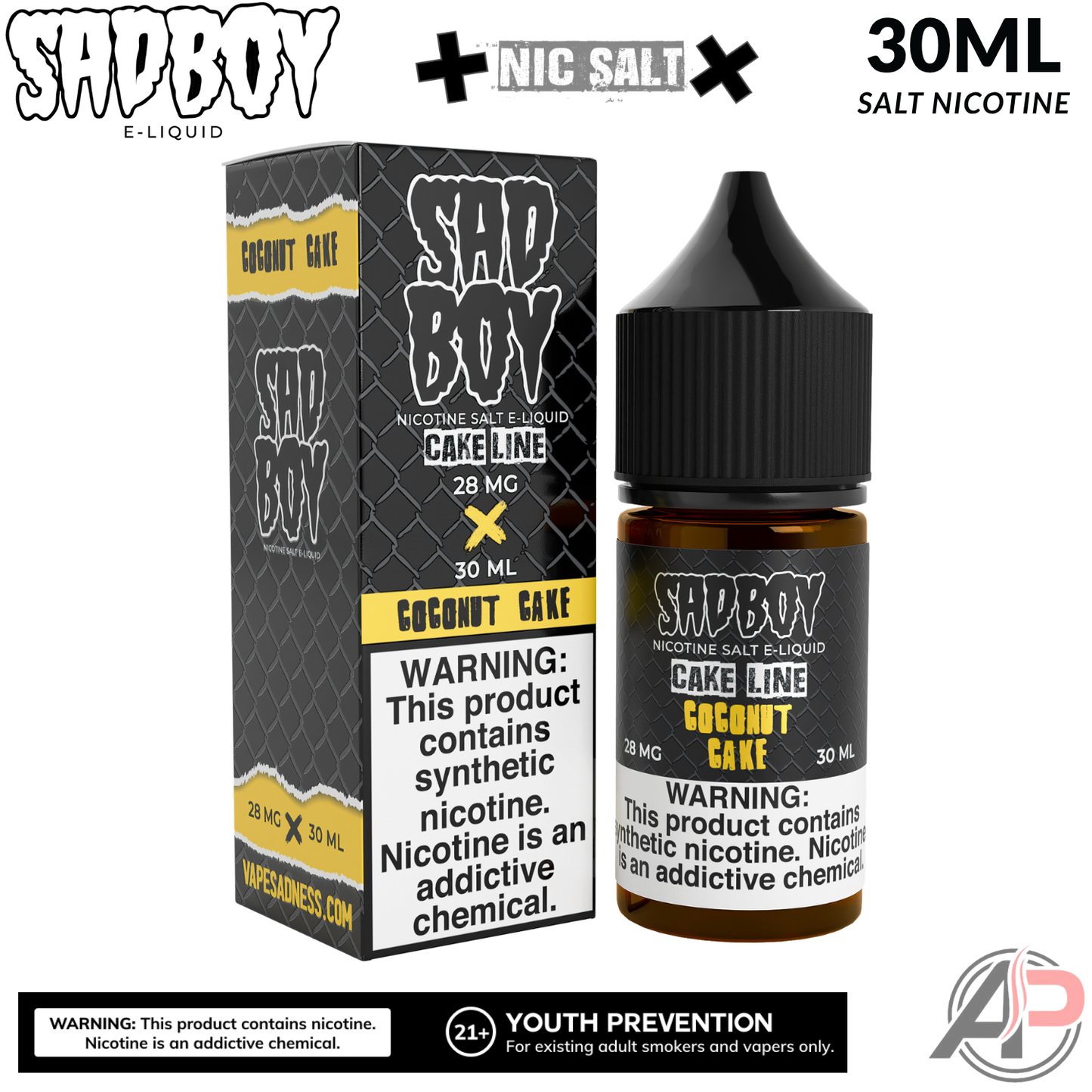 Sadboy Coconut Cake Salt Nicotine 30mL