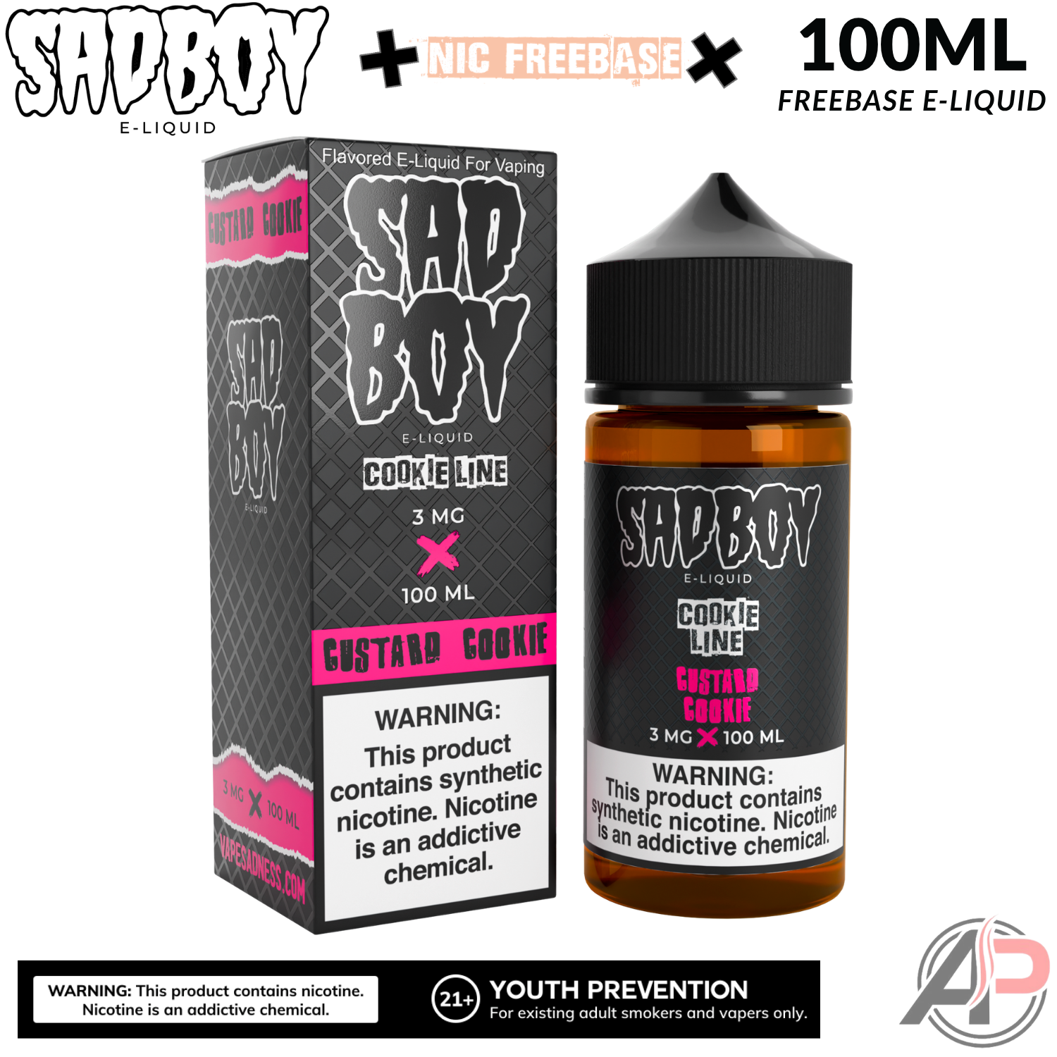 Sadboy Custard Cookie E-Liquid 100mL