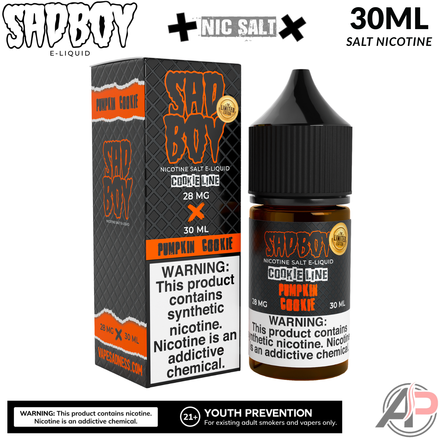 Sadboy Pumpkin Cookie Salt Nicotine 30mL